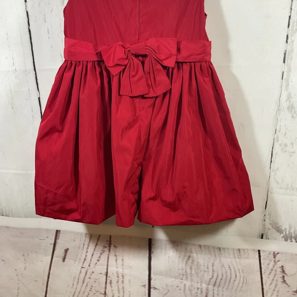 Jason Wu Neiman Marcus x Target Girls Dress 3T Red Holiday Party Lace Collar Bow
